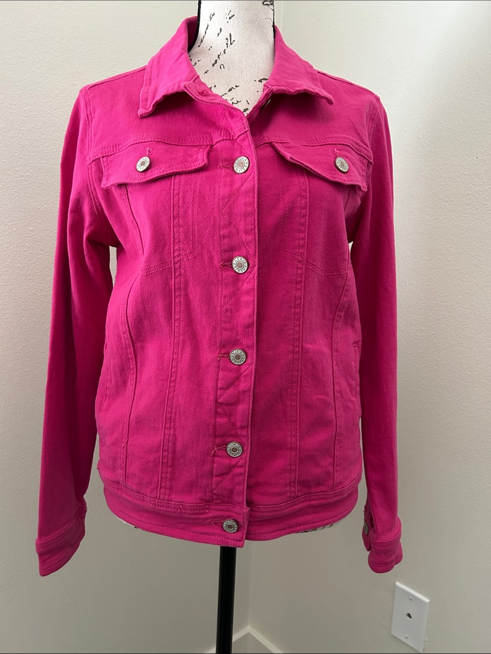 Pink Denim Jacket